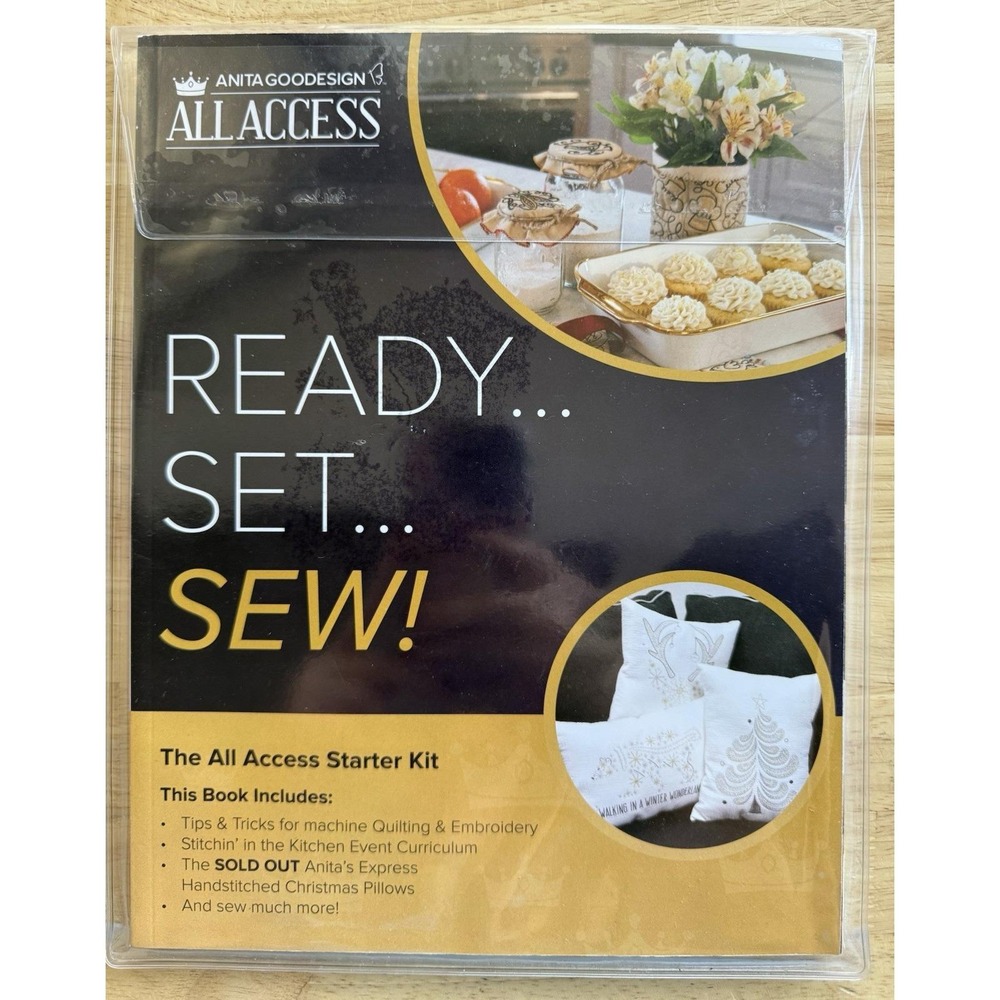 Anita Goodesign All Access Ready Set Sew Starter‎ Kit Machine Embroidery Designs